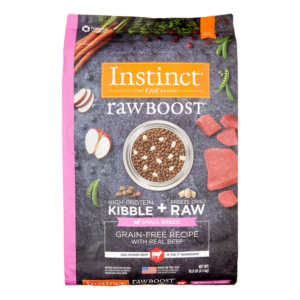 Instinct Raw Boost Small Breed Grain-Free Recipe with Real Beef Natural