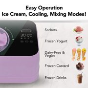 Whynter 0.8 Quart Compact Automatic Ice Cream Maker with Stainless Steel Bowl, Lilac Haze ICM-080-LH