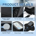 thumbnail image 5 of XiongXiong Magnetic Motorcycle Tank Bag Oil Fuel Gas Backpack Oxford Cloth Waterproof Wear Resistant for Riding, Phone GPS, 5 of 14