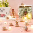 thumbnail image 5 of 10 Pack 15ml Glass Decorative Jars Mini Glass Dome Vials Message Bottles Wishing Bottles with Bamboo Base for Wedding Favors Flower Gift Christmas Halloween Home Decoration, 5 of 9