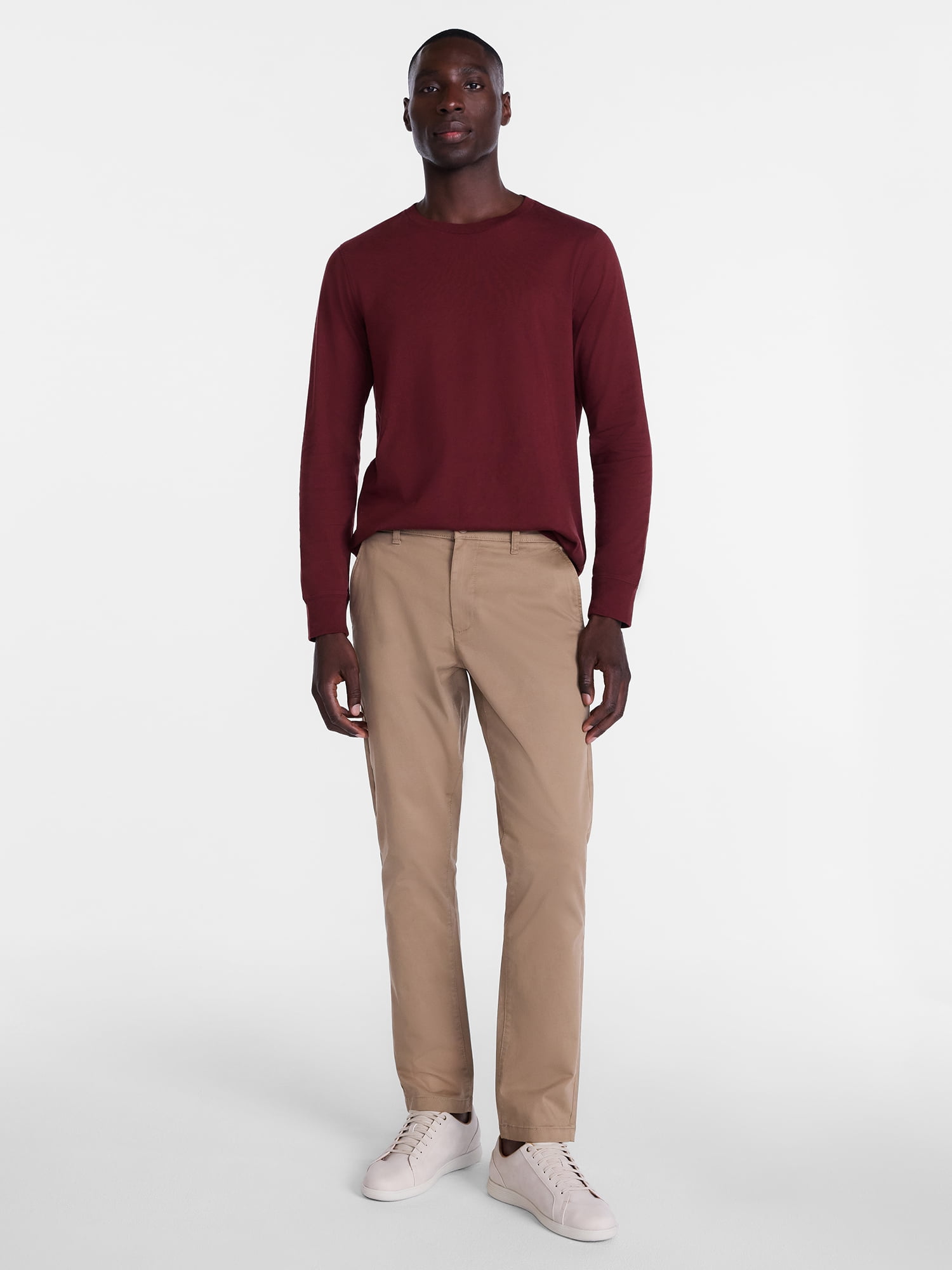 George Men’s Slim Fit Chino Pants, Casual Style (Sizes 28-52)