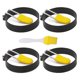 thumbnail image 5 of Molde multiusos para huevos Homerr, molde de cocina con diversas formas, anillo de fácil liberación, multiusos, forma redonda, apto para lavavajillas, huevo frito, suministro para desayuno,, 5 of 8
