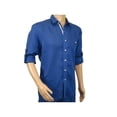 thumbnail image 5 of Men INSERCH premium Soft Linen Breathable 2pc Walking Leisure suit LS29116 Royal, 5 of 11