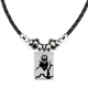thumbnail image 1 of owl árbol la noche de halloween collar a mano colgante de cuerda de cuero Unbranded M, 1 of 3