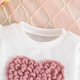 thumbnail image 5 of Odeerbi 6M-3Y Niñas San Valentín Conjunto de Dos Piezas Top de Manga Larga Con Falda de Tul Tutú Conjunto de Dos Piezas Top de Cuello Redondo Falda de Malla, 5 of 6