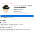 thumbnail image 2 of Blower Motor - Compatible with 1996 - 1998 Oldsmobile Bravada 1997, 2 of 2