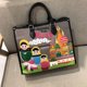 thumbnail image 5 of Nuevo bolso de mano con bordado de temática rusa, bolso de lona de gran capacidad con un solo hombro para mujer, gran oferta, envío gratuito, 5 of 5