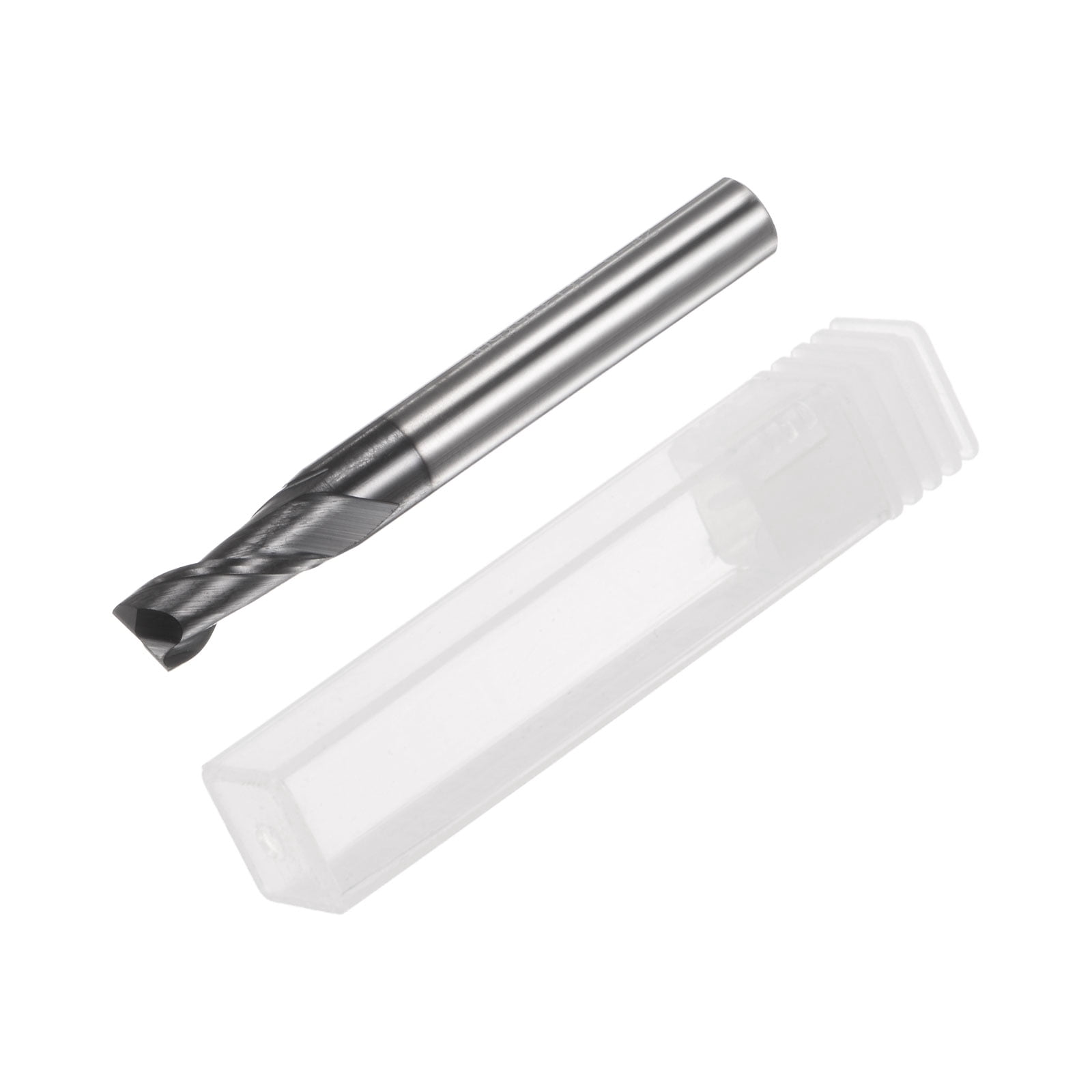 Uxcell 5.5mm x 13mm x 6mm x 50mm Solid Carbide AlTiN Coated 2 Flutes Square End Mill Milling Bit
