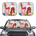 thumbnail image 2 of Naloa Christmas Gnome With Love Print 2-Piece Windshield Sunshade,Foldable Car Front Window Sun Shades,for Most Sedans SUV Truck-Medium, 2 of 6