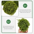 thumbnail image 4 of Zehuanyu 3Pcs Artificial Hanging Topiary Plant Balls Faux Hanging Plants for Ceiling Green, 4 of 6