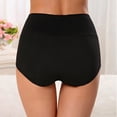 thumbnail image 5 of PMVFHDE High Waist Abdominal Menstrual Briefs Bamboo Fiber Side Leak Proof Womens Underwear Black,XL, 5 of 6