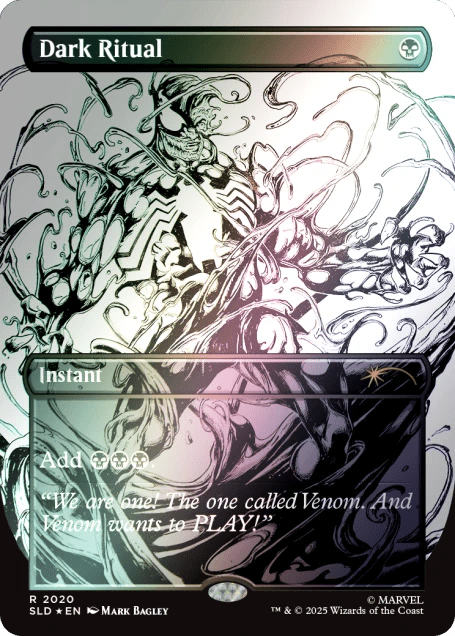 Magic the Gathering Secret Lair x Marvel's Spider-Man: Venom Unleashed (Inks) (Foil)