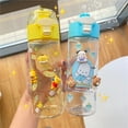 thumbnail image 3 of 550ML Kawaii Sanrio Water Bottle Hello Kitty Kuromi Cinnamoroll Water Cup Outdoor Portable High Temperature Resistant Convenient, 3 of 26