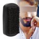 thumbnail image 3 of Cepillo de limpieza de barba, cepillo de bigote negro ovalado para hombres, cepillo para bigote construido para durar, 3 of 11