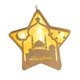thumbnail image 4 of Farol colgante islámico de madera, lámpara de adorno, estilo musulmán islámico, luces de Ramadán Eid Mubarak, luces Eid para dormitorio, casa Estilo B perfecl Luz de Eid Mubarak, 4 of 8
