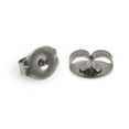 thumbnail image 3 of Standard Earring Backs Surgical Stainless Steel (Package of 10), 3 of 3