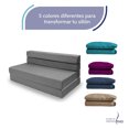 thumbnail image 4 of Funda Extra Sofá Cama Cozy matrimonial gris, 4 of 5