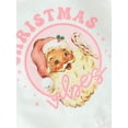 thumbnail image 6 of Wassery Toddler Girl Christmas Outfits Clothes 6M 12M 18M 24M 2T 3T 4T Kids Girls Letter Santa Print Crew Neck Sweatshirts Red Flare Pants 2Pcs Christmas Clothing Set, 6 of 8