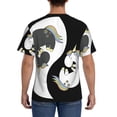 thumbnail image 2 of Rocae Unicorn in Yoga for Men's Moisture-Wicking Crew Tee - T-Shirt for Sports, Outdoor Activities, and Casual Wear3X-Large, 2 of 9
