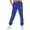Blue A, variant on Zpanxa Women's Heart Print Fleece Lined Sweatpants Casual Running Gym Joggers Solid Color Thermal Workout Pants Cute Fashion