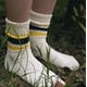 thumbnail image 5 of 3 PARES Calcetines novedosos para mujer Calcetines retro a rayas Calcetines deportivos hasta la pantorrilla Calcetines casuales de algodón para mujer, 5 of 5