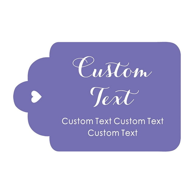 100 PCS Personalized Paper Hang Tags Made Any Text Custom Tags Wedding Favor Gifts