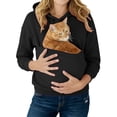 thumbnail image 2 of HLKJKLS Hoodies For Women Oversized Solid Color Pocket Pullover Loose Casual Sweatshirts Black S-3Xl, 2 of 4