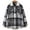 Black, variant on Women's Shirts Long Sleeve Button Up Boyfriends Blouses Tops Flannel Shirts 2025 Fall Outfits Long Sleeve Shiny Shackets Jacket Coats Business Casual Blouse Top