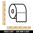 thumbnail image 2 of Toilet Paper Roll Icon Rubber Stamp for Scrapbooking Crafting Stamping - Large 1-1/4 Inch, 2 of 7