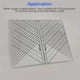 thumbnail image 4 of Regla Recta Para Acolchar Costura Resistente Regla Recta Para Acolchar Regla Recta Para Acolchar De Acrílico Transparente Con Esquinas Redondeadas Líneas De Cuadrícula Para La Confección De Ropa Noticed HA013128-00, 4 of 7