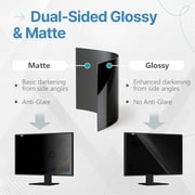 VINTEZ 24 Inch 16:9 Privacy Screen for Computer Monitor and Laptop - Anti Glare Protector Film Blue Light Filter Eye Protection - Computer Screen Privacy Shield,