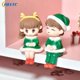 thumbnail image 4 of 1 Uds. Bonito modelo de pareja amante de la Navidad estatuilla DIY bonsái en miniatura decoración de paisaje de Navidad, 4 of 4
