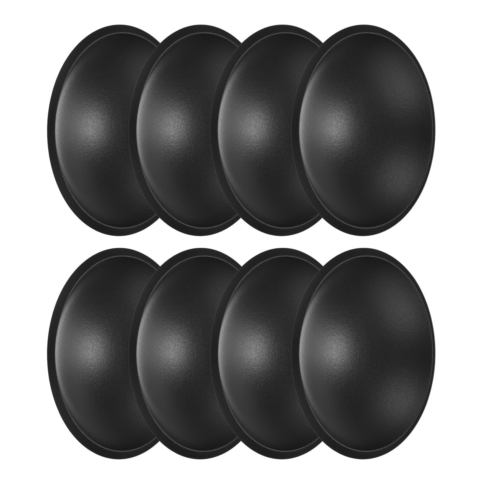 Uxcell 8Pcs PP Speaker Dust Cap 65mm/2.56" OD Black,12mm/0.47" Thickness Subwoofer Plastic Dome Coil Cover Caps Universal Fit for Car Audio Speaker