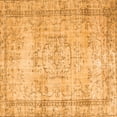 thumbnail image 1 of Ahgly Company Indoor Square Abstract Orange Contemporary Area Rugs, 4' Square, 1 of 1