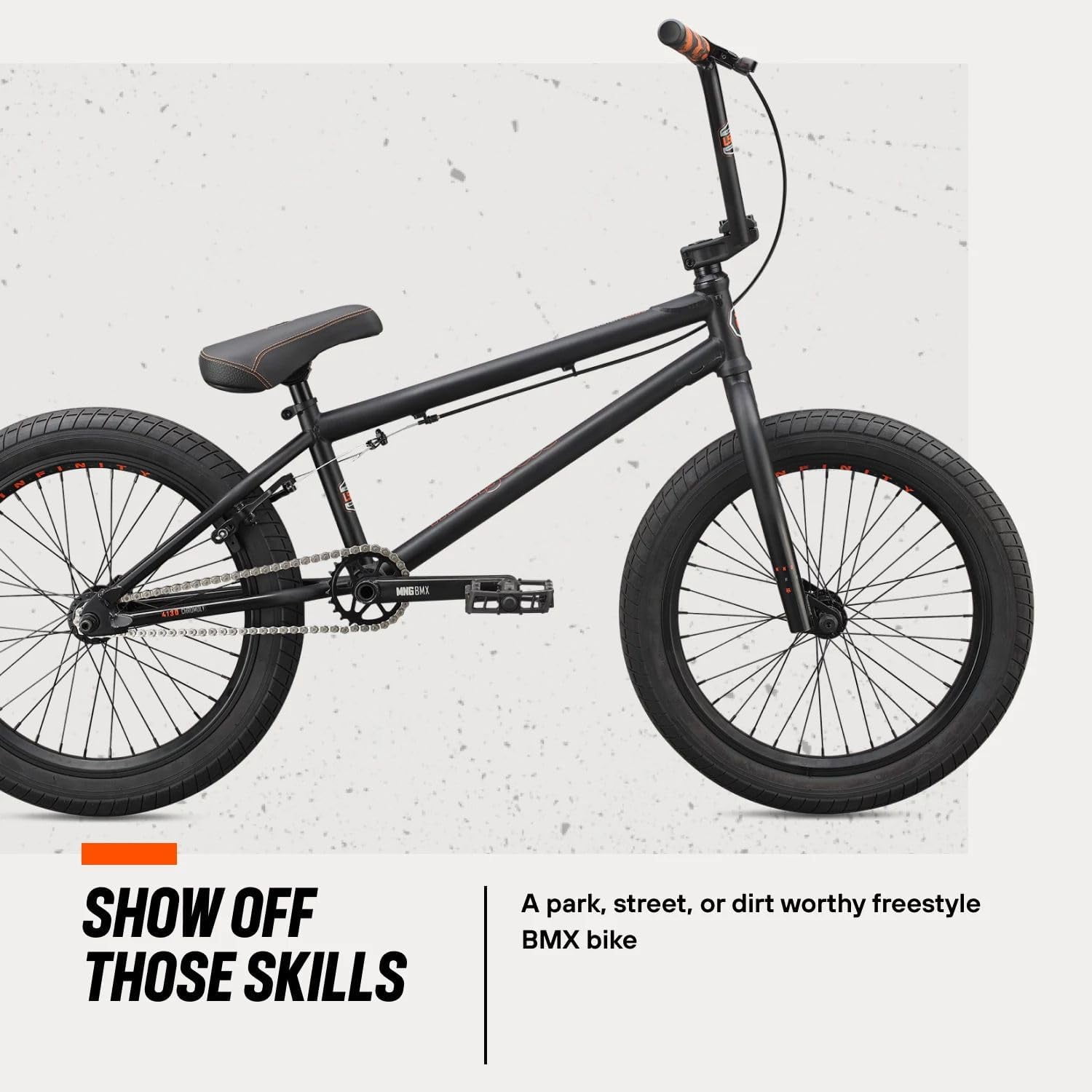 Open Box Mongoose Legion Freestyle BMX Bike, Steel Frame, 20