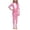Pink, variant on Ticikt Girls Metallic High Neck Long Sleeve Performance Romper with Glitter Gold and Back Zipper for Dance Stage Wear,Color:Red,Size:7-9 Years