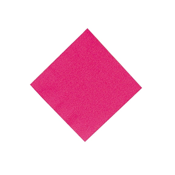 Fun Express HOT PINK 9 7/8" PAPER NAPKINS (50PC)