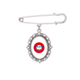 thumbnail image 1 of British Indicate Text English Represent Brooch Pin Dress Shirt Shawl Clips, 1 of 3