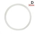 thumbnail image 1 of 22-32cm Replacement Silicone Rubber Clear Gasket Home Rings Cooker v M5D8, 1 of 6