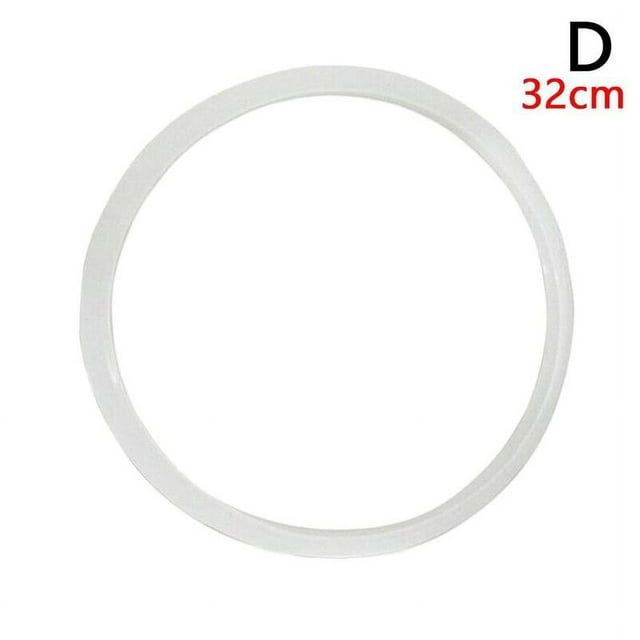 22-32cm Replacement Silicone Rubber Clear Gasket Home Rings Cooker v M5D8