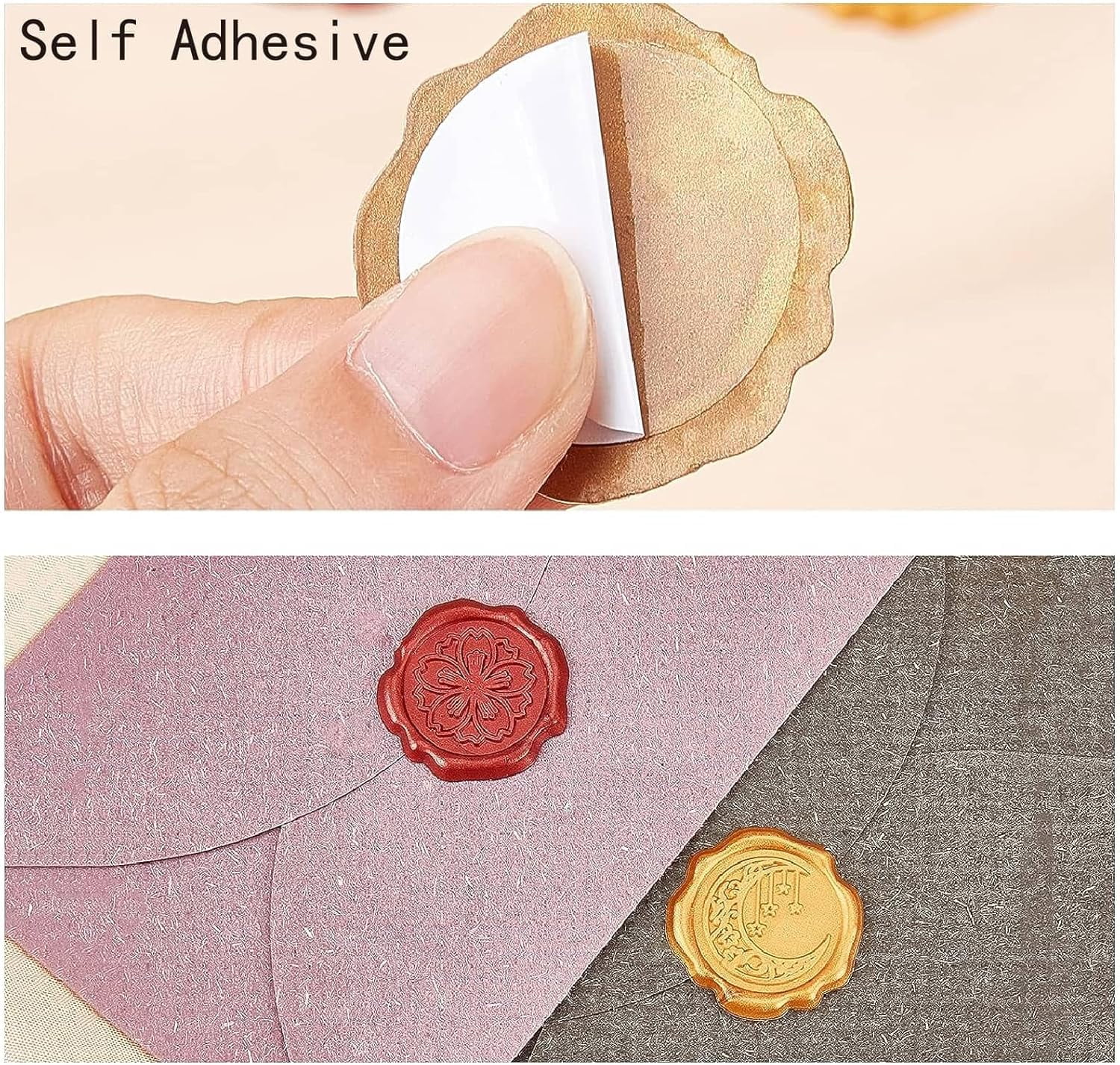 Footprints Wax Seal Stickers Blue Heart Envelope Sealing Stamp Sticker Self Adhesive for Party Invitations Valentine’s Day Wedding Birthday Gift Wrapping Greeting Card DIY Craft Decoration 1set