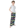 thumbnail image 4 of FORMRS Kids Pajama Pants with Pockets Size 13-14Y Boys Lounge Sleep Bottoms, Cartoon Space Cat, 4 of 8