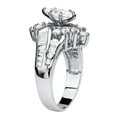 thumbnail image 3 of Soumake Women Marquise Cut Cubic Zirconia Engagement Anniversary Finger Ring Jewelry, 3 of 4