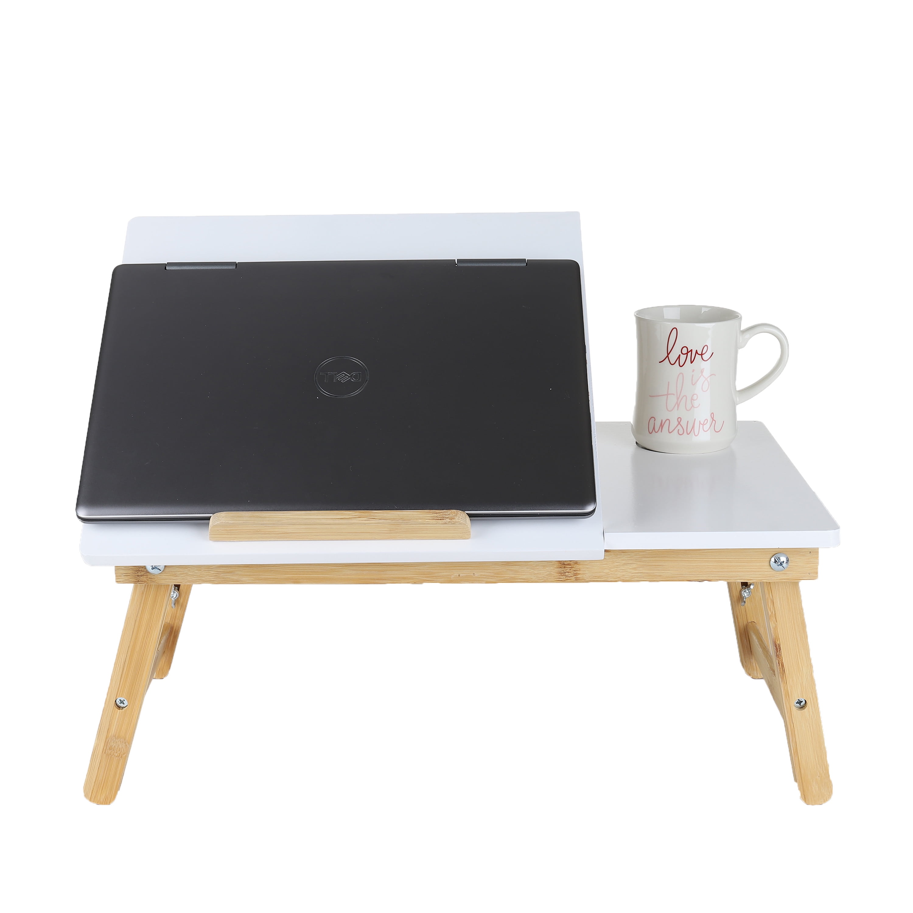 Laptop Desk Bed Black Cool Tray Mind Reader Coolpad Flip Top Adjustable 