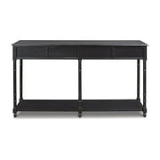 Signature Design by Ashley Casual Eirdale Sofa/Console Table, Black