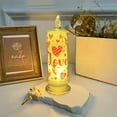 thumbnail image 5 of SATRINO Valentine's Day Pillar Candles Flameless LED Red Heart Candles Battery Operated 7.9 Inch Christmas Candle for Valentine Anniversary Wedding Home Table Decoration(Heart), 5 of 8