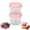 Pink[2Pack], variant on Bxaolu 6Pack Food Storage Containers, 4Oz Plastic Freezer Food Storage Jars with Screw Lids, Leakproof Takeout Container for Jam, Reusable Pudding Cups for Fruit, Dessert, Sundaes, Soup, BPA Free