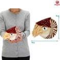 thumbnail image 2 of MAOWO Planet Chambered Nautilus Realistic Plush Toy 19cm Soft Nautical Sea Creature Stuffed Animal Educational Marine Life Collectible Living Fossil Gift for Kids and Ocean Lovers, 2 of 4