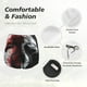 thumbnail image 4 of Balery Cool Black And White Dragon Pantalones cortos deportivos para mujer con forro y dos bolsillos, elásticos, para entrenamiento, gimnasio, yoga-Large, 4 of 7