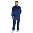 thumbnail image 4 of COOFANDY Men's Velour Tracksuit Running Suits 2 Piece Zipper Velvet Jacket Sweatsuits Pants Sets for Men, 4 of 7